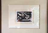 Rubens Gerchman (1942-2008), Motocicleta - Desenho a tinta acrílica s/ papel, ass. duas vezes dat. 1984 inf. dir. <br>