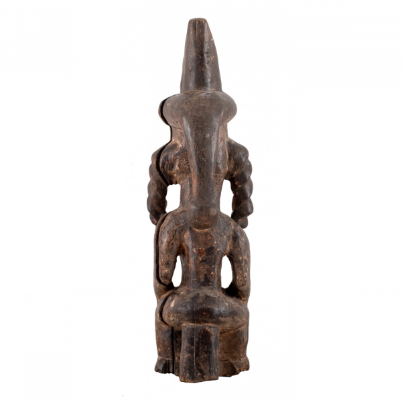 Figura Igbo. Escultura em madeira (Nigéria). 56 x 19 x 16cm - foto 3 de 3