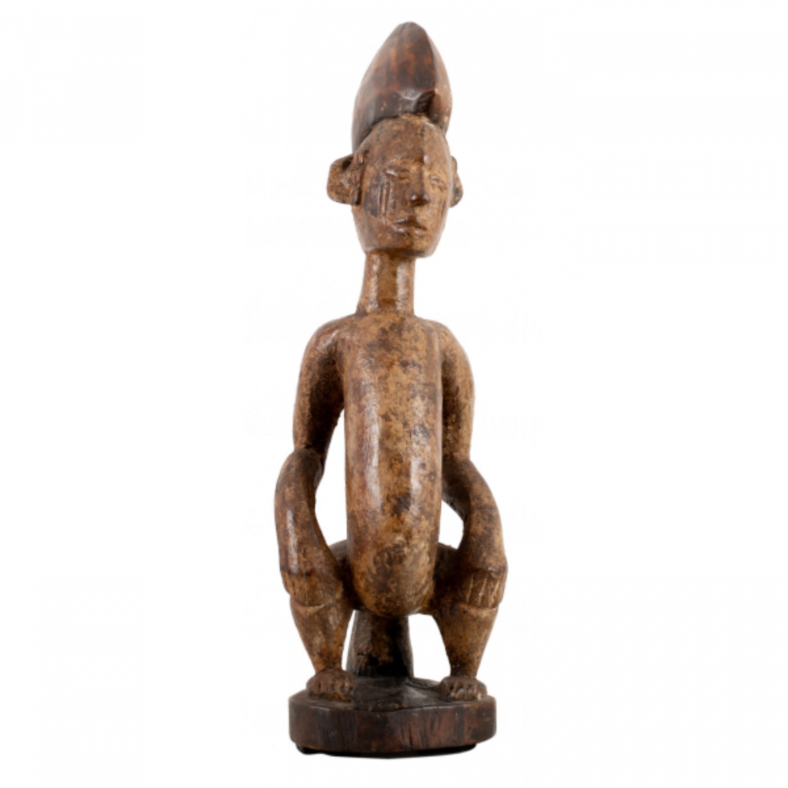 Figura Igbo. Escultura em madeira (Nigéria). 29 x 10 x 10cm - foto 1 de 3