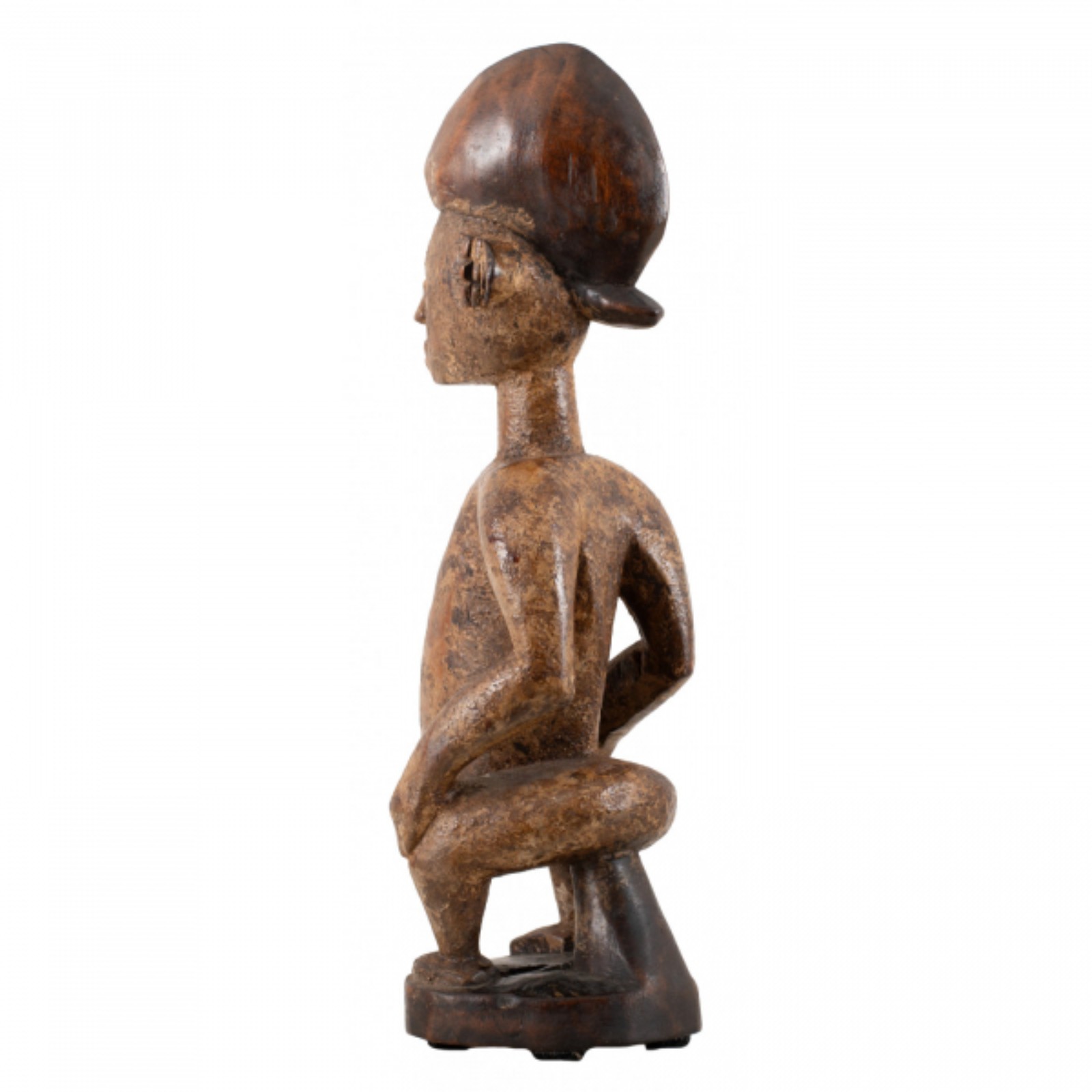 Figura Igbo. Escultura em madeira (Nigéria). 29 x 10 x 10cm - foto 3 de 3