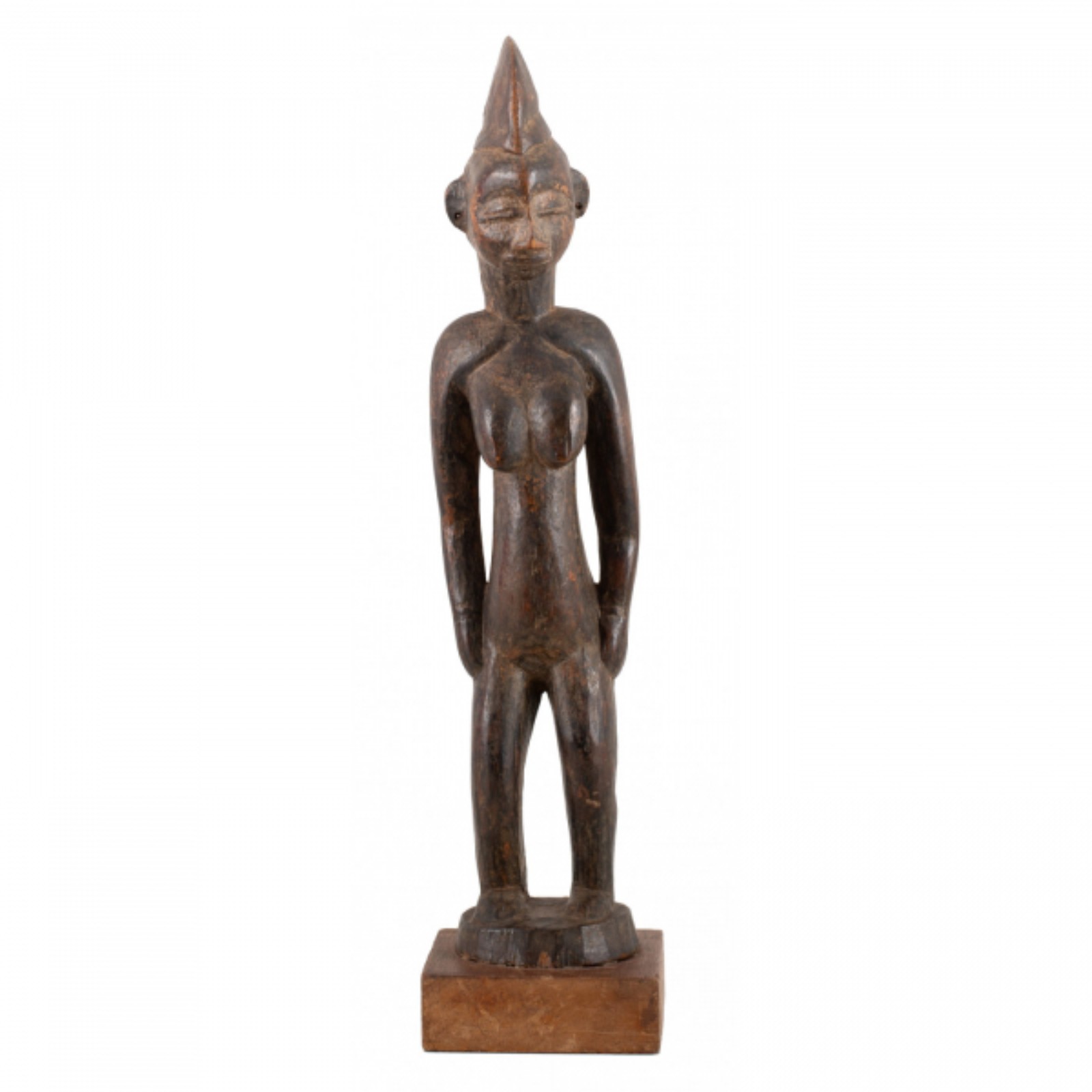 Figura Senufo. Escultura em madeira (Mali). 34 x 7 x 7cm - foto 1 de 3