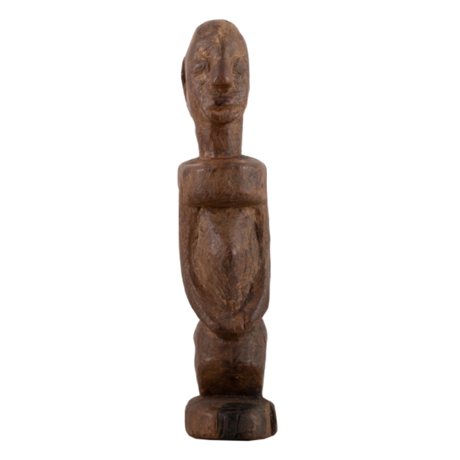 Figura Bamana. Escultura em madeira (Mali). 23 x 5 x 6cm - foto 1 de 3