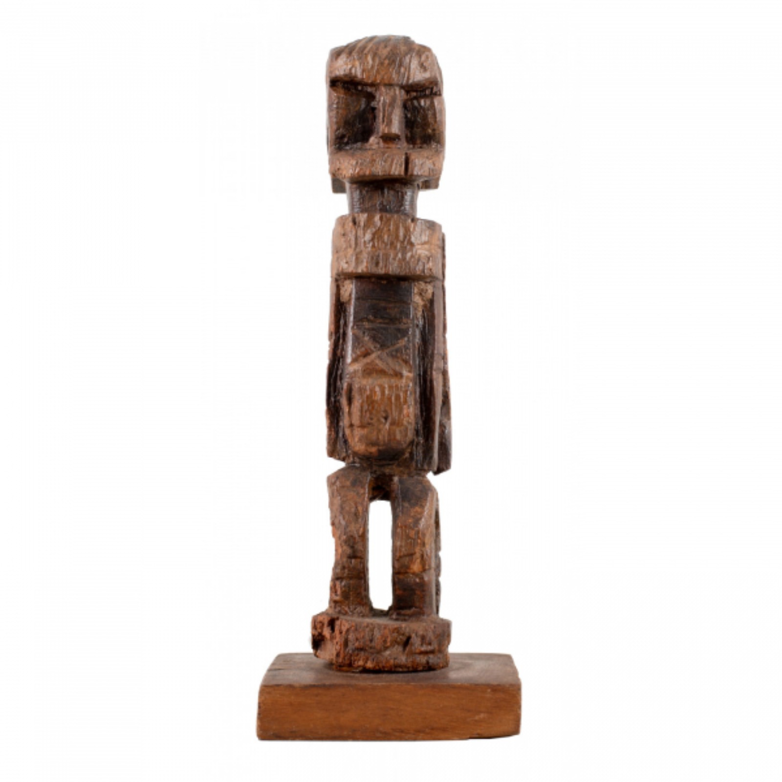 Figura Bamana. Escultura em madeira (Mali). 23 x 6 x 6cm - foto 1 de 3