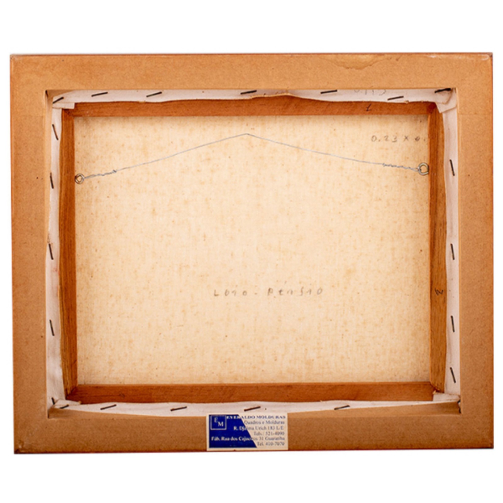 Loio Pérsio. Sem Título. Têmpera s/ tela, ass. inf. esq. 23,5 x 29,5cm - foto 2 de 2