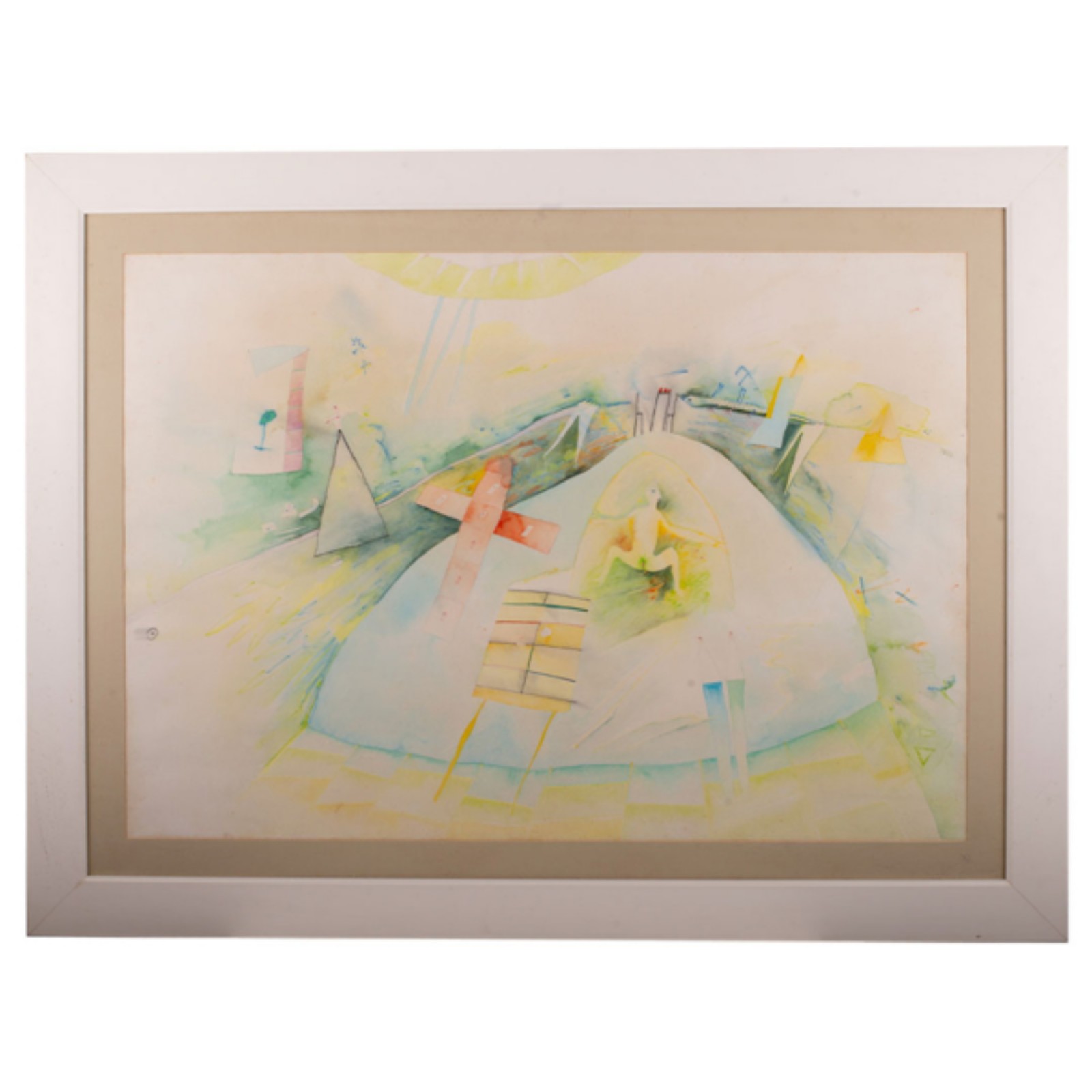 Maria Tomazelli. Sem Título. Aquarela s/ papel, ass. dat. 83 lat... - foto 1 de 2