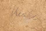 Emeric Marcier (1916-1990),  - Marcier, Emeric. Cristo. Têmpera s/ argamassa, ass no verso. 24 x 11,5 x 7cm