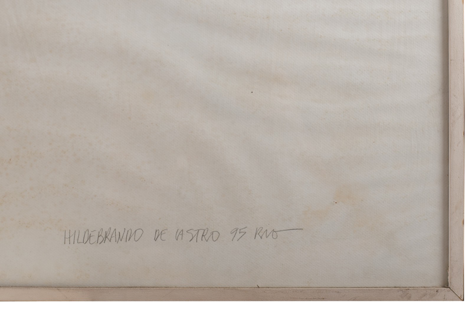 Hildebrando de Castro. Sem Título. Pastel s/ papel, ass. dat. 95 sit... - foto 2 de 3