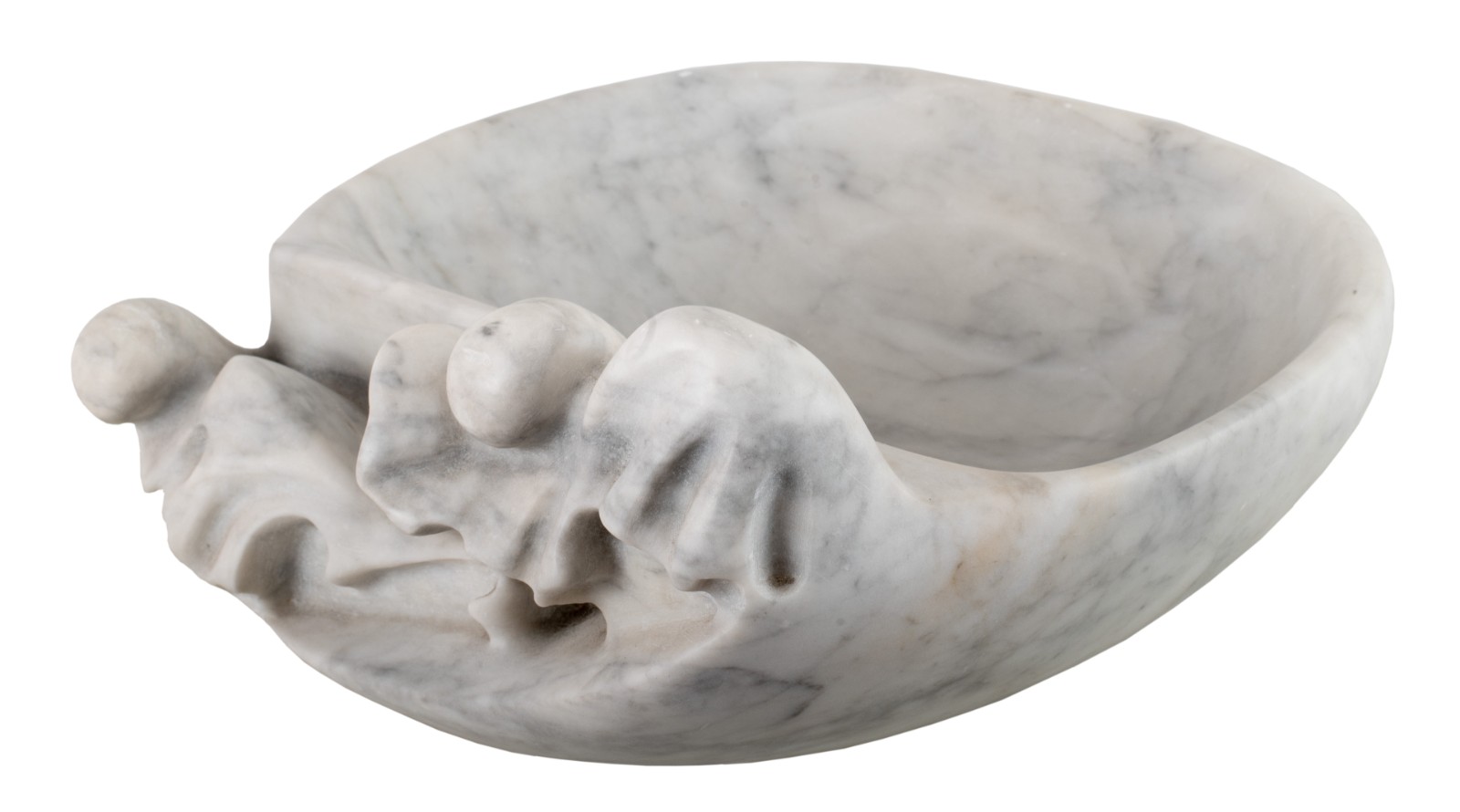 Angela Freiberger. Floreira / Fruteira. Escultura em mármore, ass... - foto 2 de 4