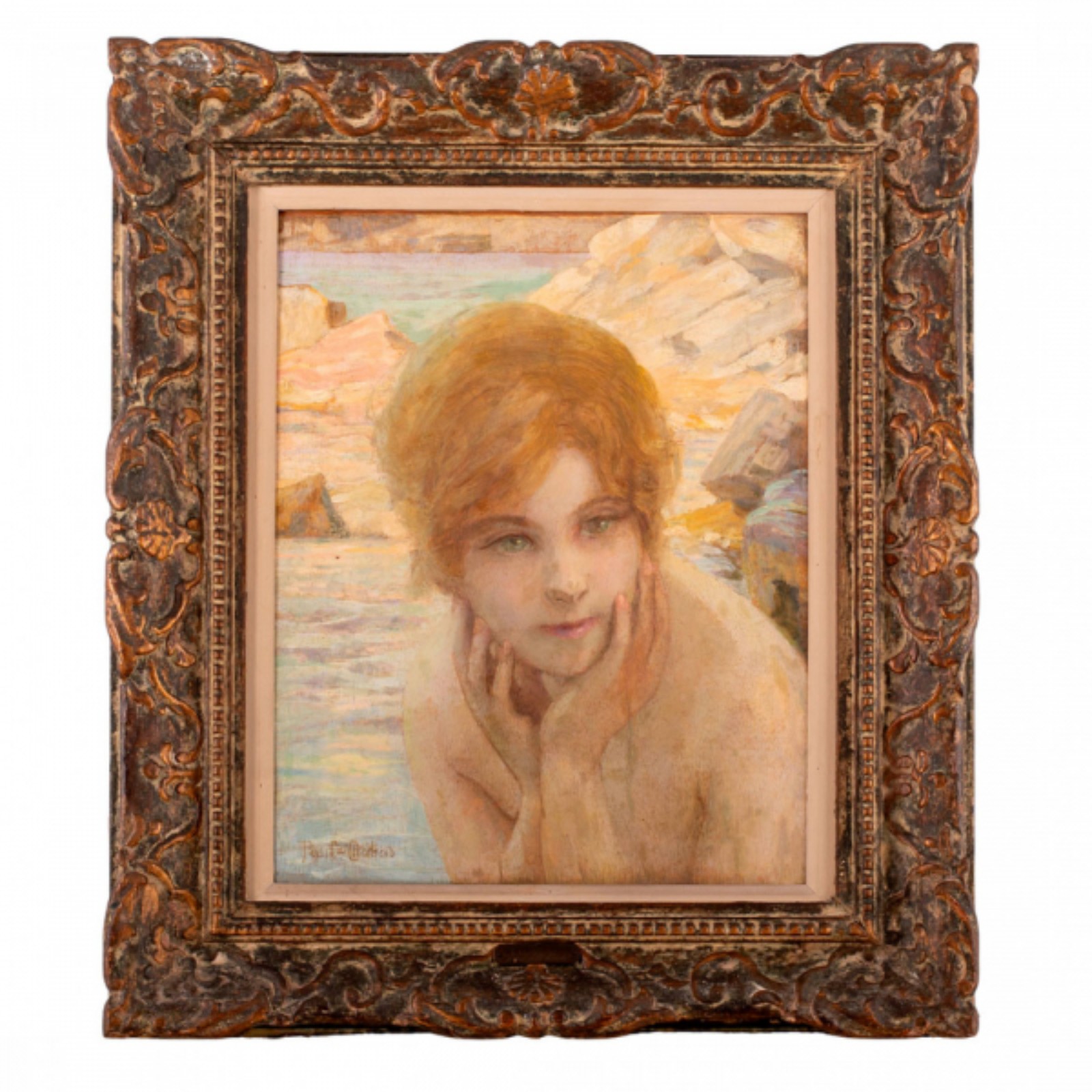 Paul Chabas. Raio de Sol. Óleo s/ tela, ass. inf. esq. Com... - foto 1 de 2
