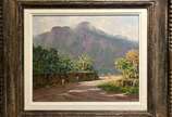 Gastão Formenti (1894-1974),  - Gastão Formenti. Paisagem Serrana. Óleo s/ chapa madeira ind., ass. dat. 1964 inf. dir. 38 x 46cm