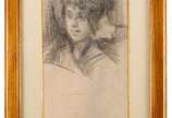 Eliseu Visconti (1866-1944),  - Eliseu Visconti. Retrato de Tobias Visconti. Carvão s/ papel, ass. inf. dir. Com declaração no verso de Nagib Francisco. Catalogado no Projeto Eliseu 