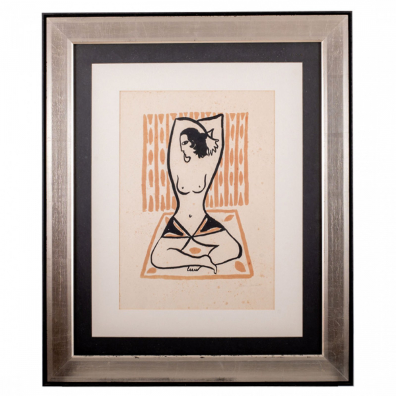 Di Cavalcanti, Emiliano. Mullher. Serigrafia s/ papel, ass. inf. dir... - foto 1 de 2