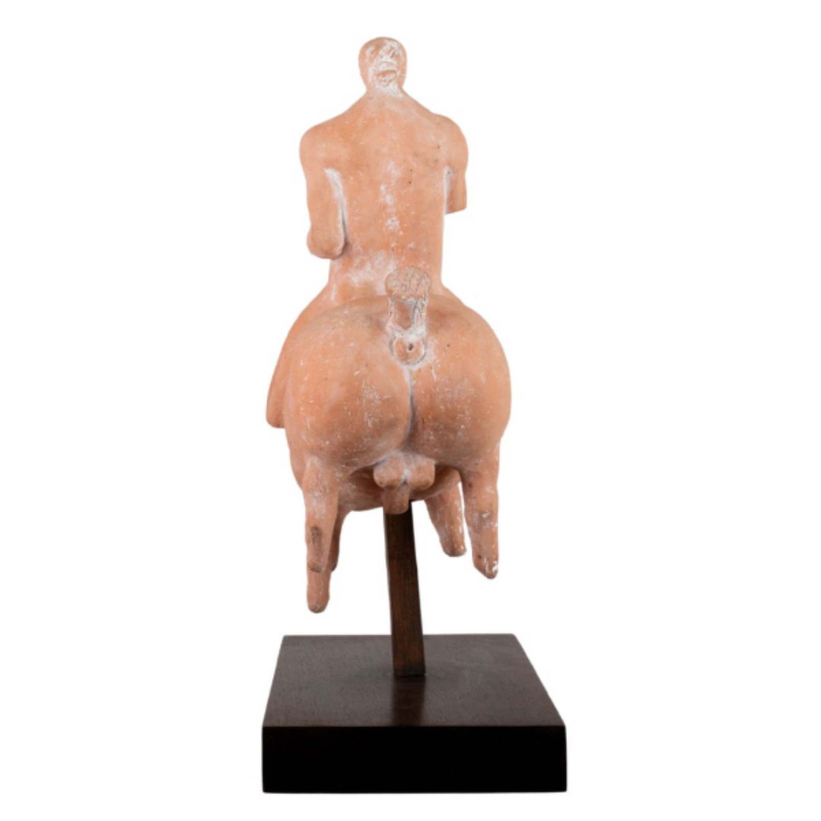Vasco Prado. Cavaleiro e Cavalo. Escultura em terracota, ass. com as... - foto 2 de 2