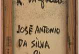 José Antônio da Silva (1909-1996), Retrato de G... - Óleo s/ tela, ass. dat. 1984 inf. esq. e ass. dat. 84, titulado no verso. 55 x 38cm