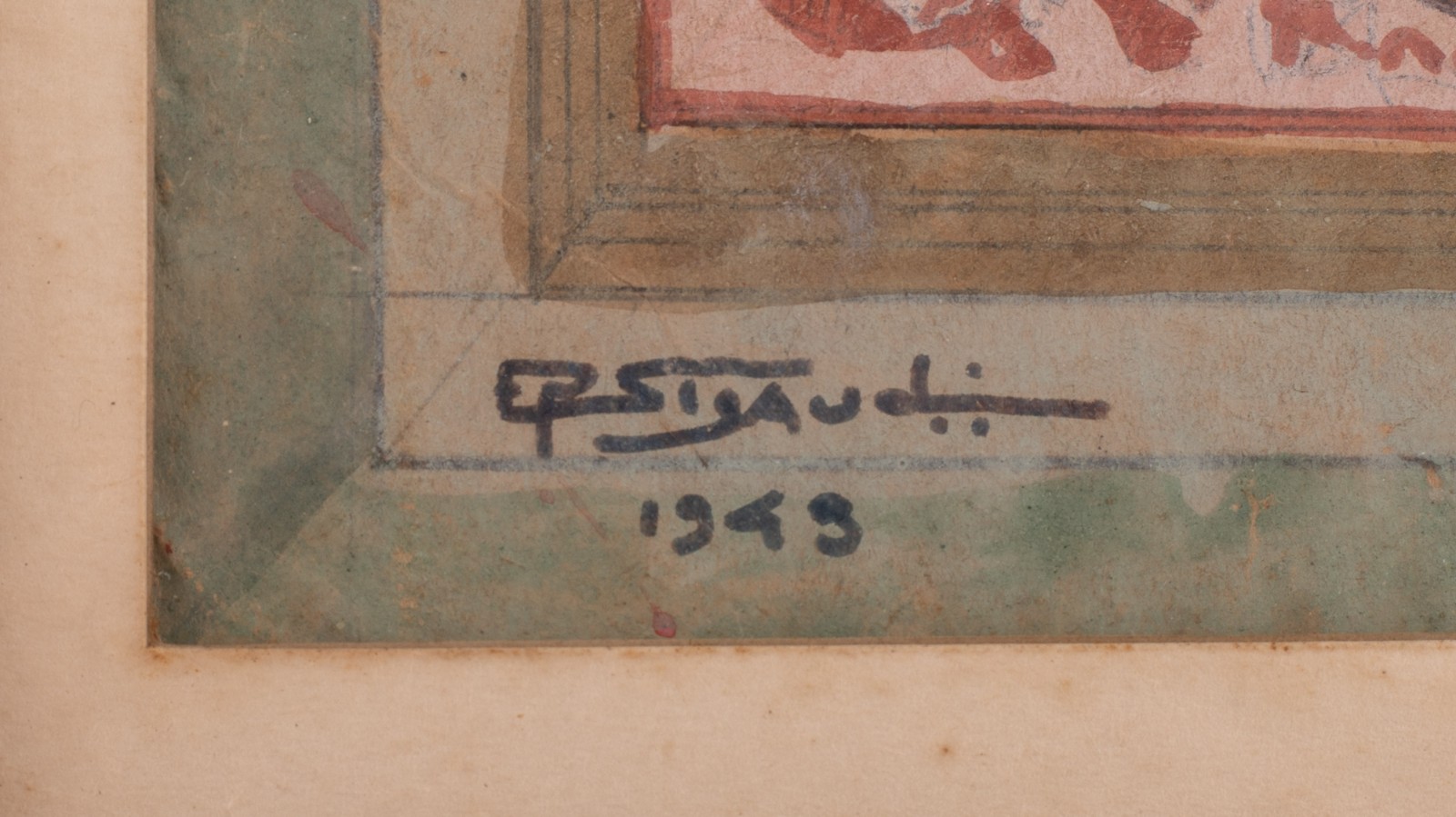 Eugênio Sigaud (1899-1979), Estudo para decoração de Teto - foto 3 de 7