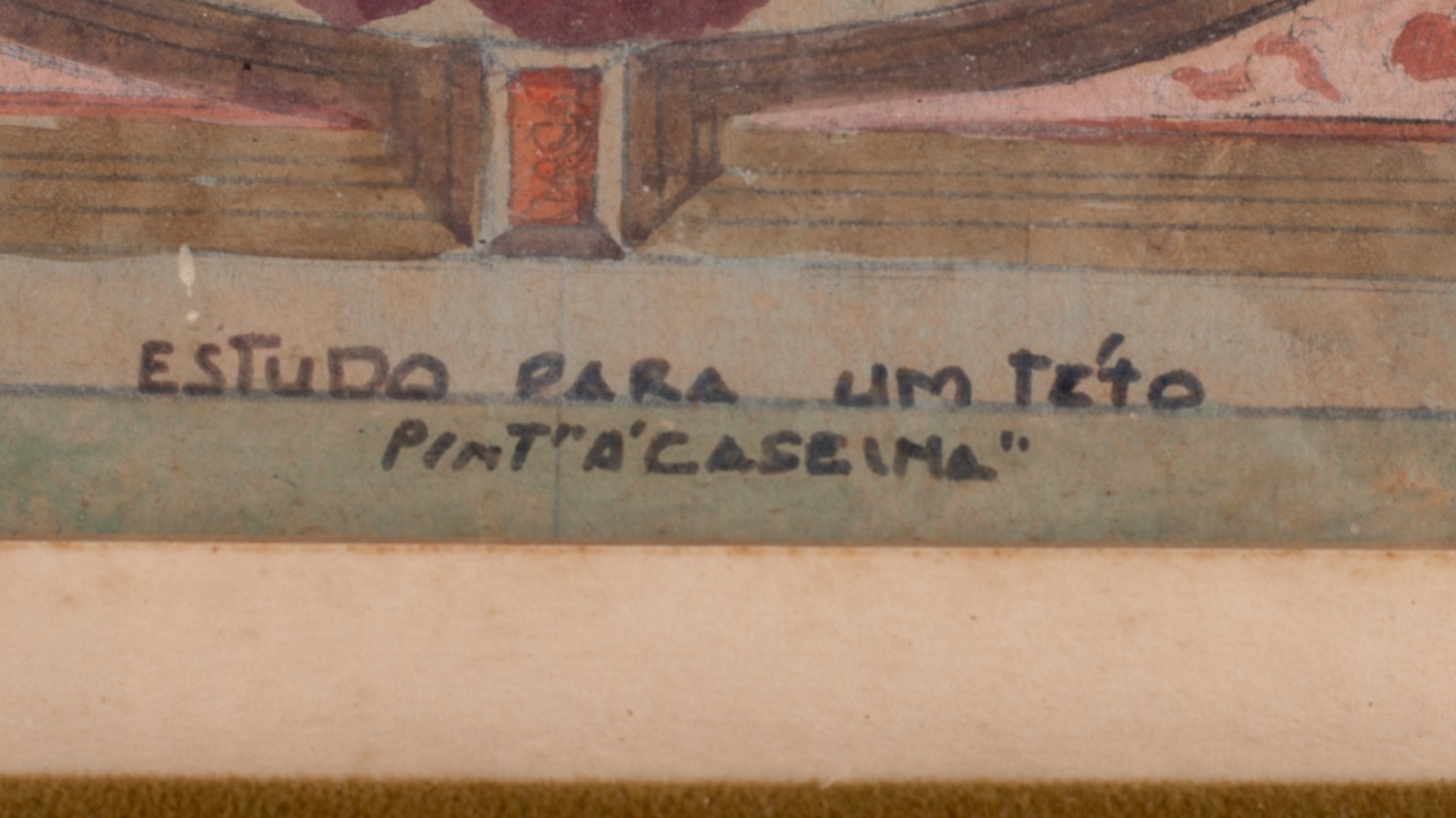 Eugênio Sigaud (1899-1979), Estudo para decoração de Teto - foto 4 de 7