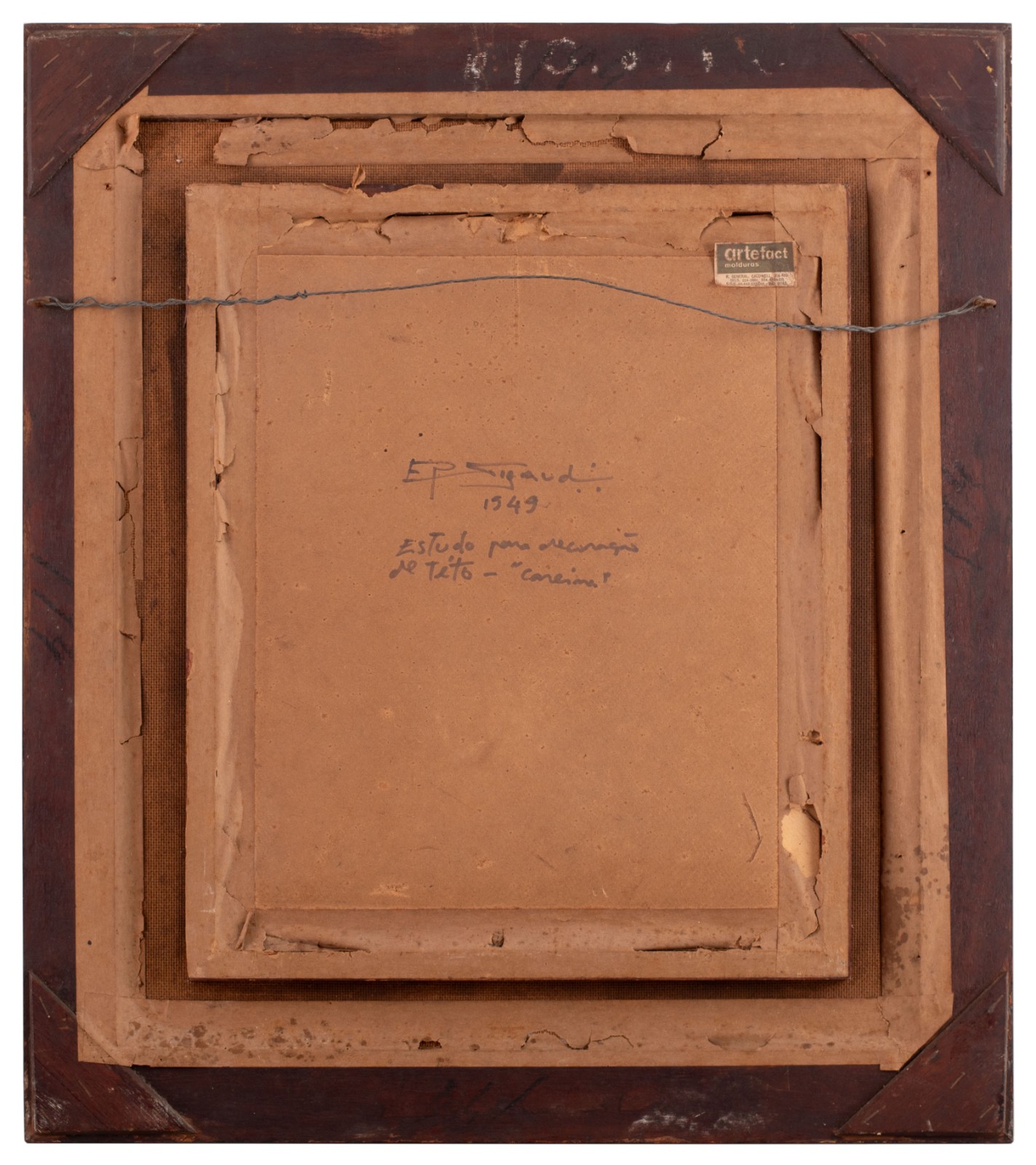 Eugênio Sigaud (1899-1979), Estudo para decoração de Teto - foto 7 de 7