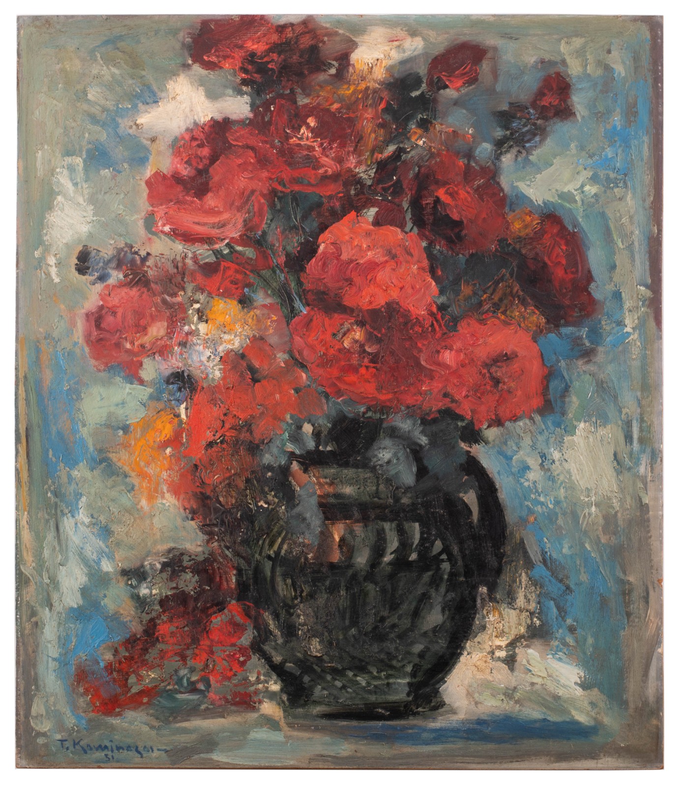 Tadashi Kaminagai (1899-1982), Vaso de Flores - foto 1 de 3