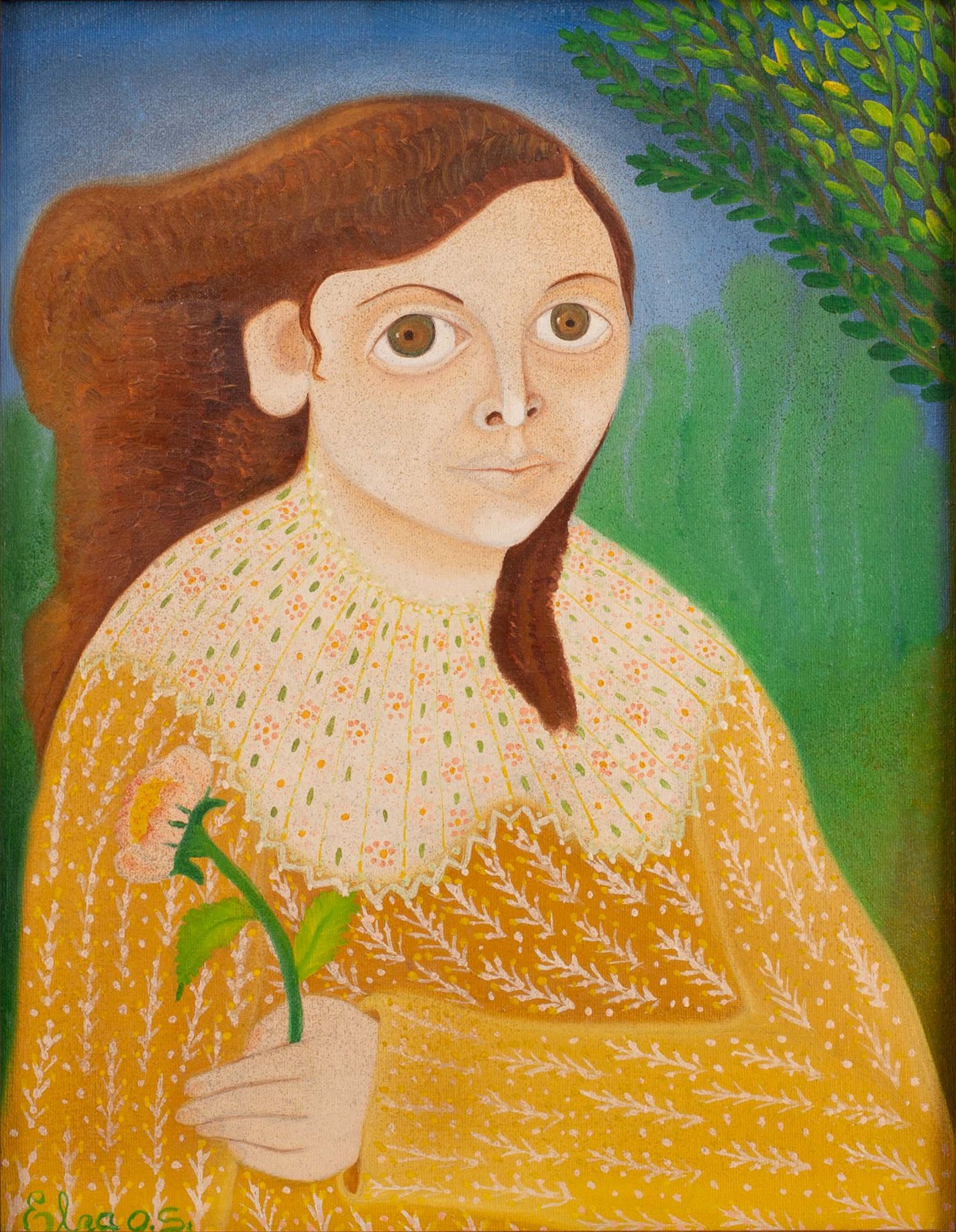 Elza O. S. (1928-2007), Mulher com Flor - foto 1 de 4