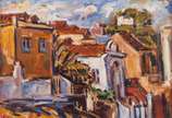 Sérgio Telles (1936-2022), Paisagem Urbana - Óleo s/ tela, ass. inf. esq. 33 x 46cm