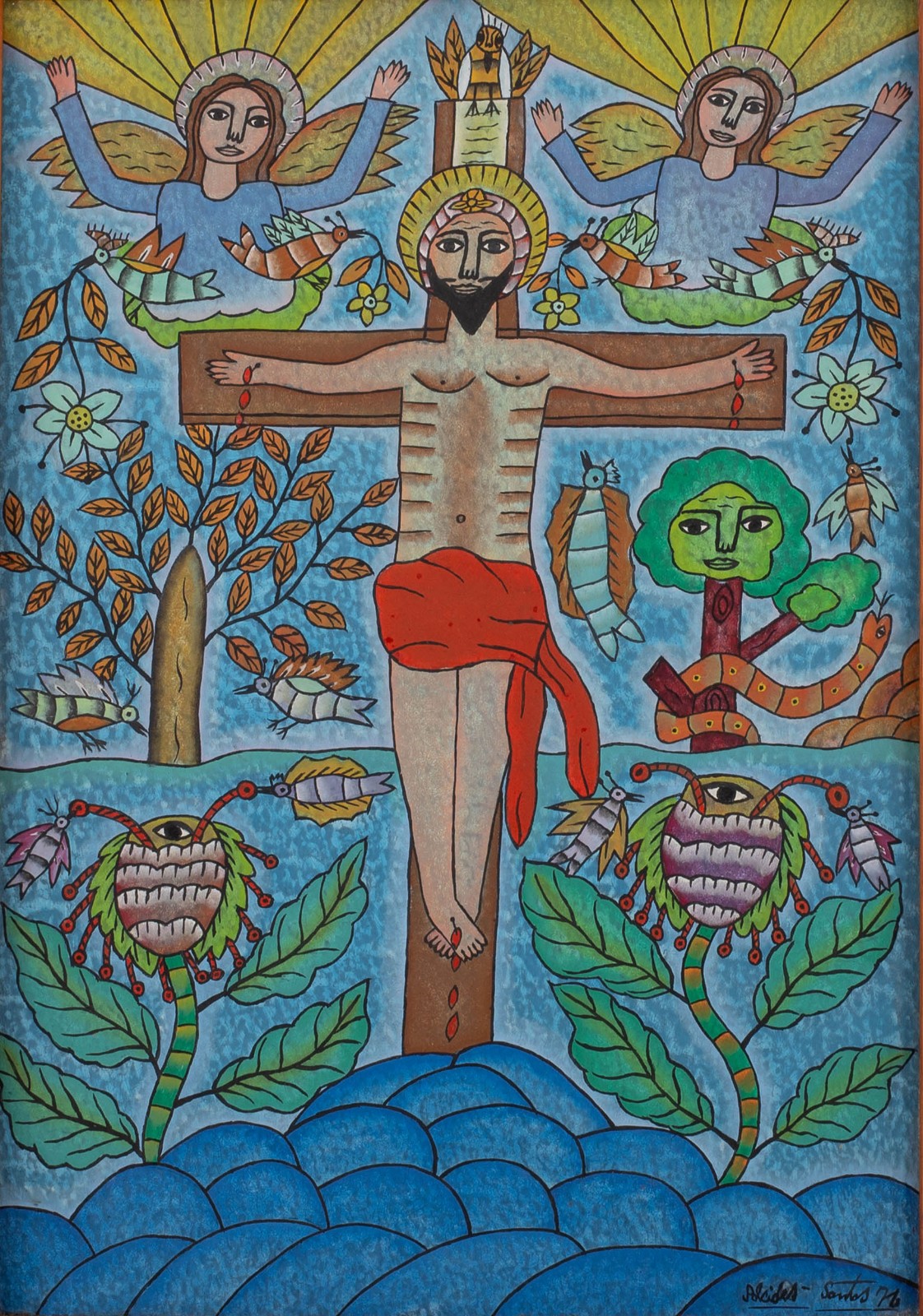 Alcides Santos (1945-2008), Cristo na Cruz - foto 1 de 5