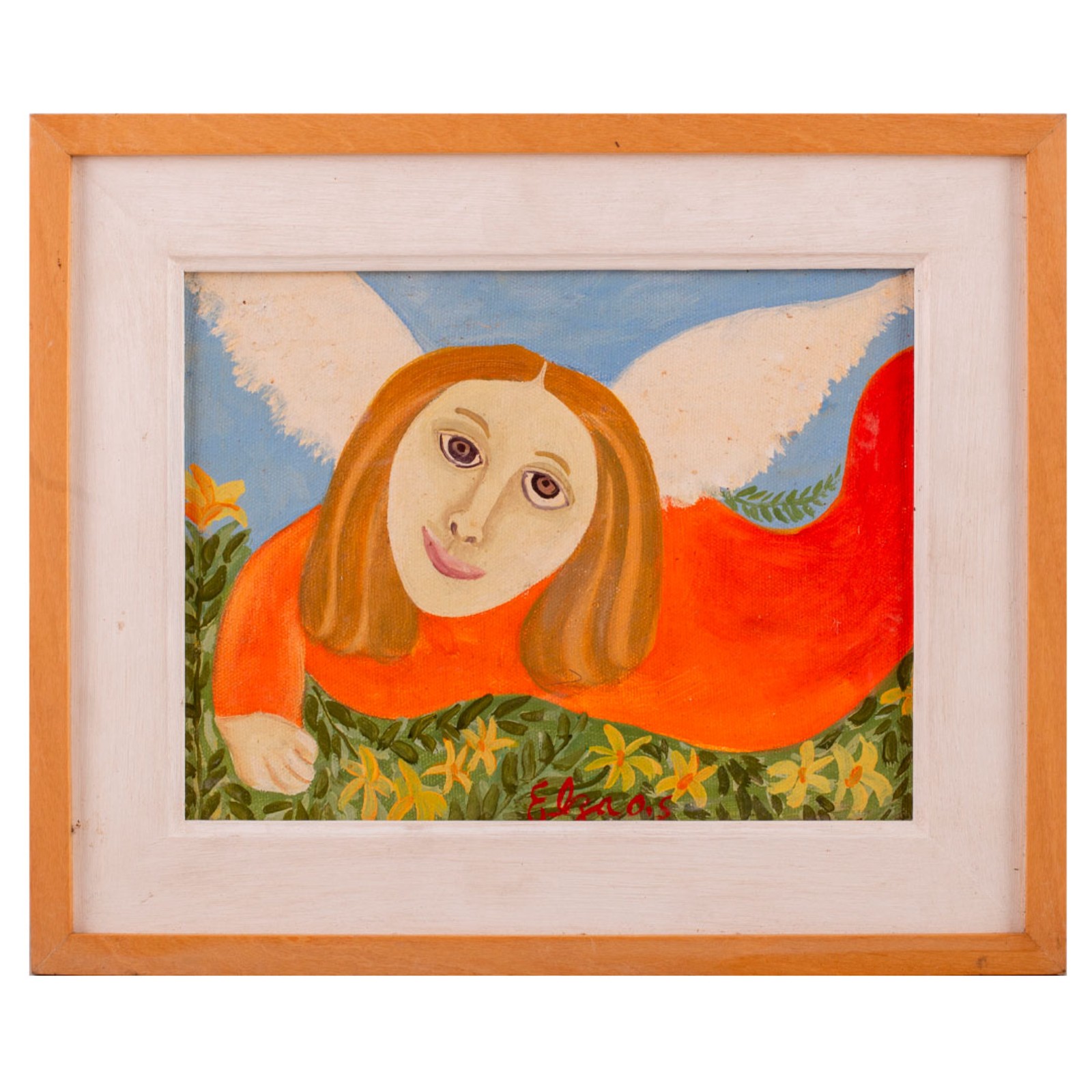 Elza O. S. (1928-2007), Anjo de Vermelho - foto 2 de 5