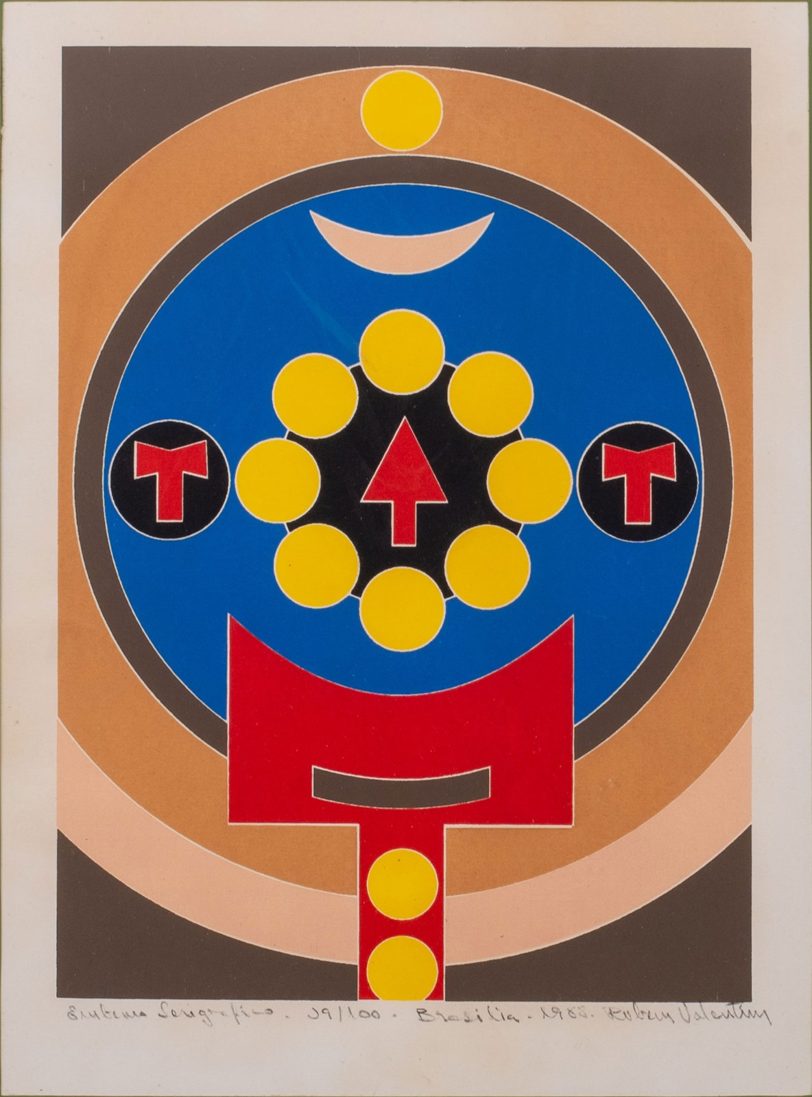 Rubem Valentim (1922-1991), Emblema Serigráfico - foto 1 de 4