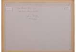 Ivan Serpa (1932-1973), O Formigueiro - Aquarela, lápis de cera e letra-set s/ papel, ass. Ferreira Gullar inf. esq. e ass. Ivan Serpa, dat. 62 inf. dir. Com dedicatória de Gullar datada de 