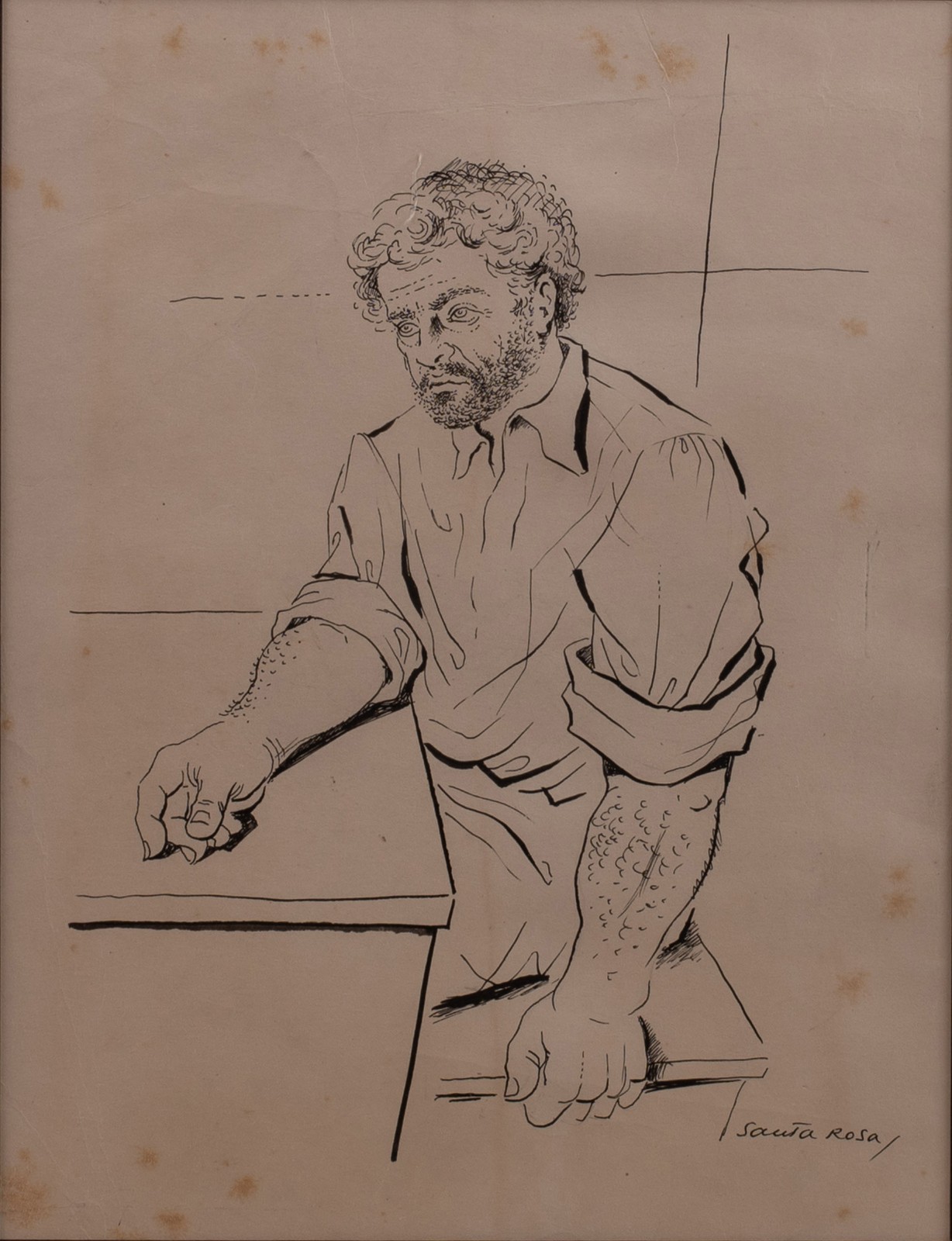 Tomaz Santa Rosa (1909-1956), Figura de Homem - foto 1 de 4