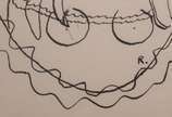 RUBEM BRAGA (1913-1990), Personagem de Soneto d... - Nanquim s/ papel, ass. com a inicial R. inf. dir. 27,5 x 18,5cm
