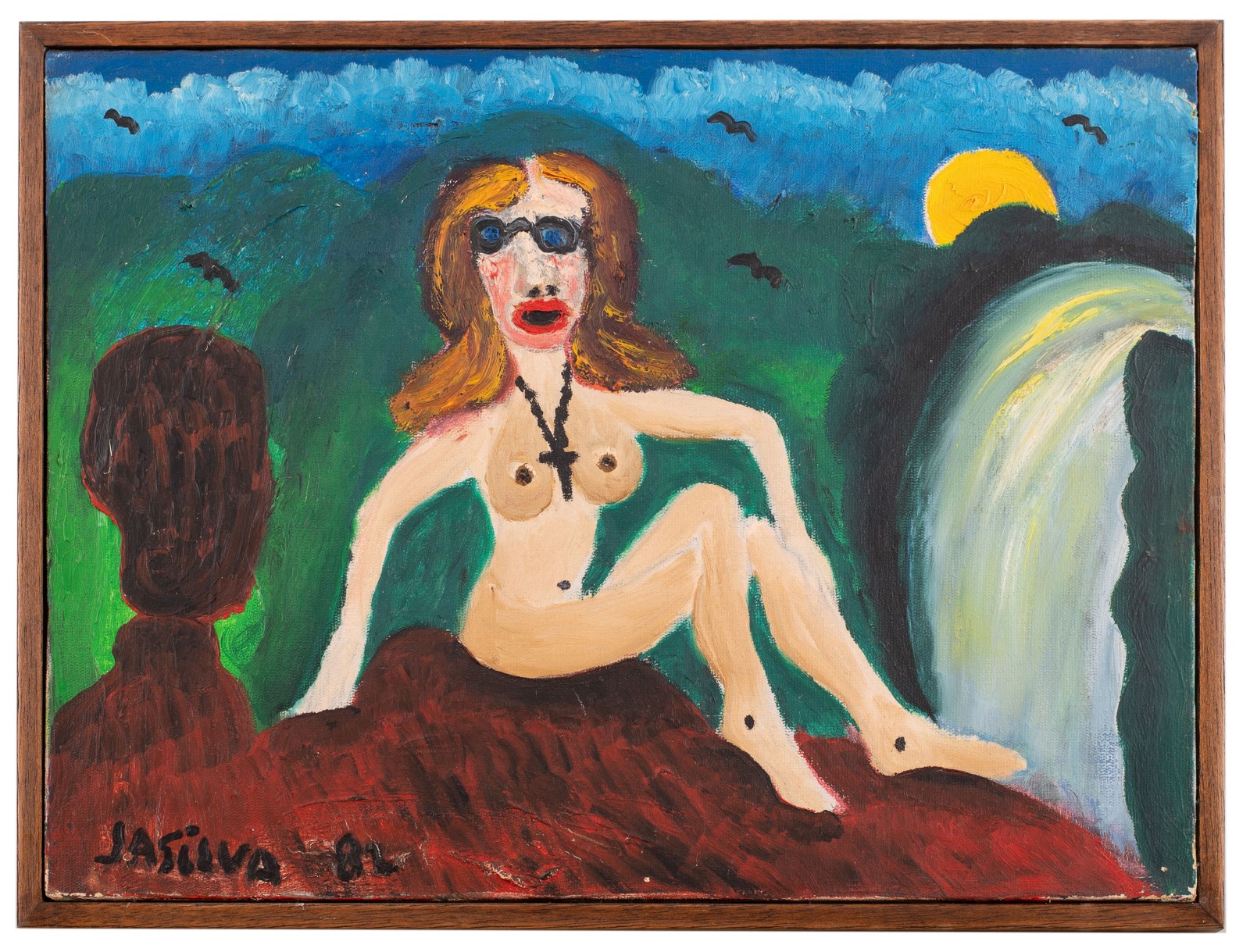 José Antônio da Silva (1909-1996), A Modelo na Cachoeira - foto 2 de 4