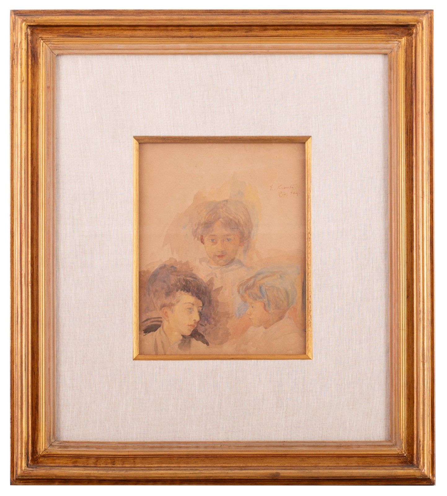Eliseu Visconti (1866-1944), Retrato de Família - foto 2 de 4