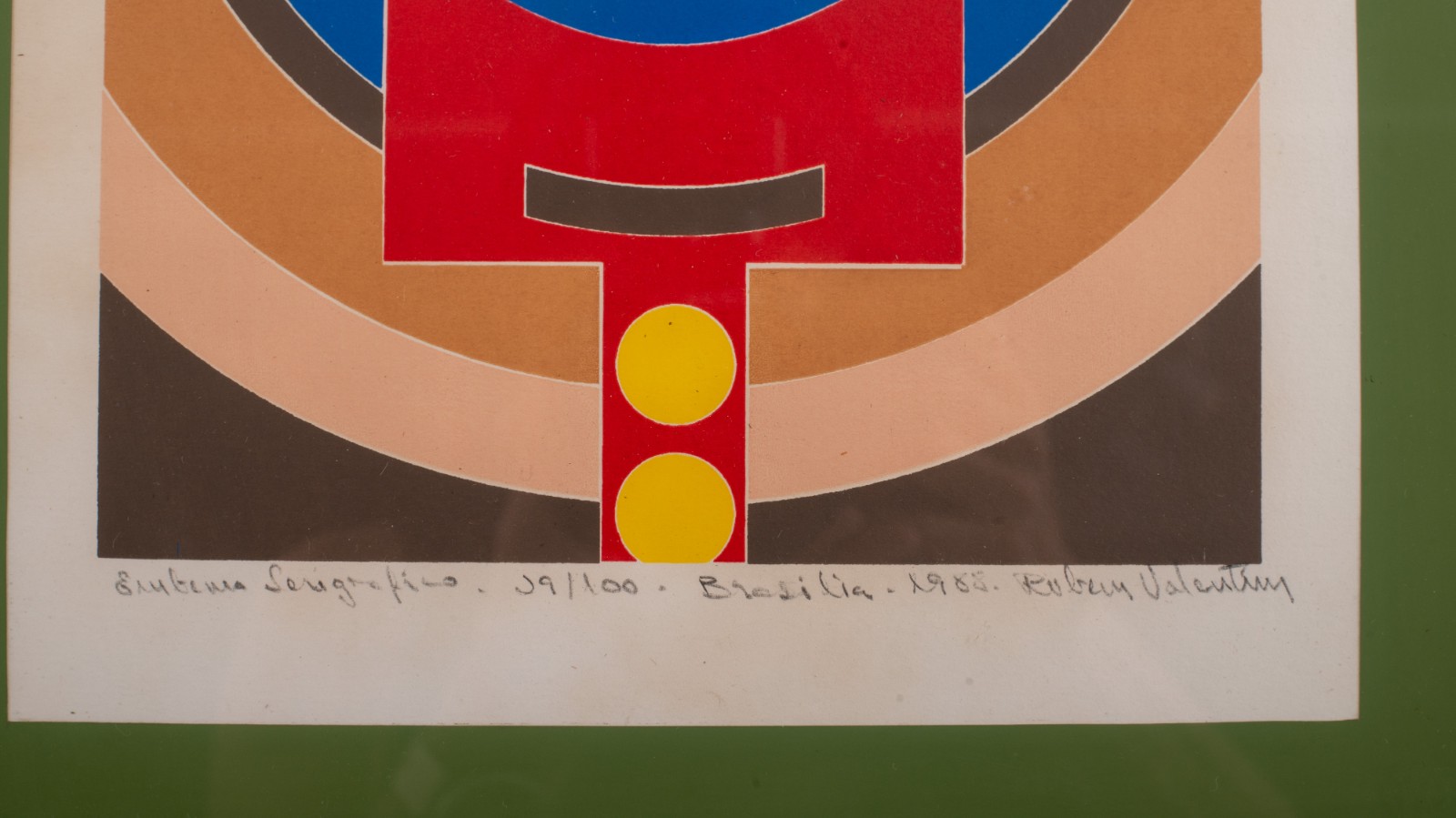 Rubem Valentim (1922-1991), Emblema Serigráfico - foto 3 de 4