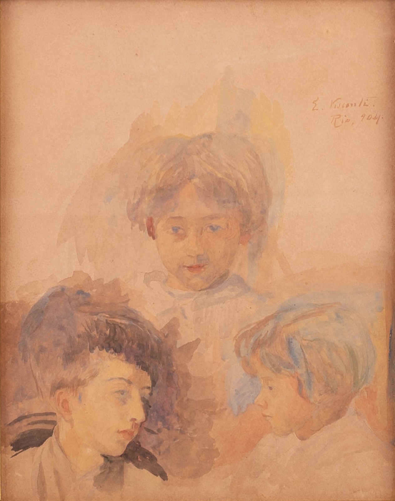 Eliseu Visconti (1866-1944), Retrato de Família - foto 1 de 4