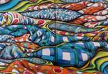 Andréa Facchini (1955), Sem Título (Díptico) - Acrílica s/ tela, ass. dat. 2004 no verso. 75 x 200cm (medida total)