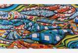 Andréa Facchini (1955), Sem Título (Díptico) - Acrílica s/ tela, ass. dat. 2004 no verso. 75 x 200cm (medida total)