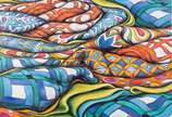 Andréa Facchini (1955), Sem Título (Díptico) - Acrílica s/ tela, ass. dat. 2004 no verso. 75 x 200cm (medida total)