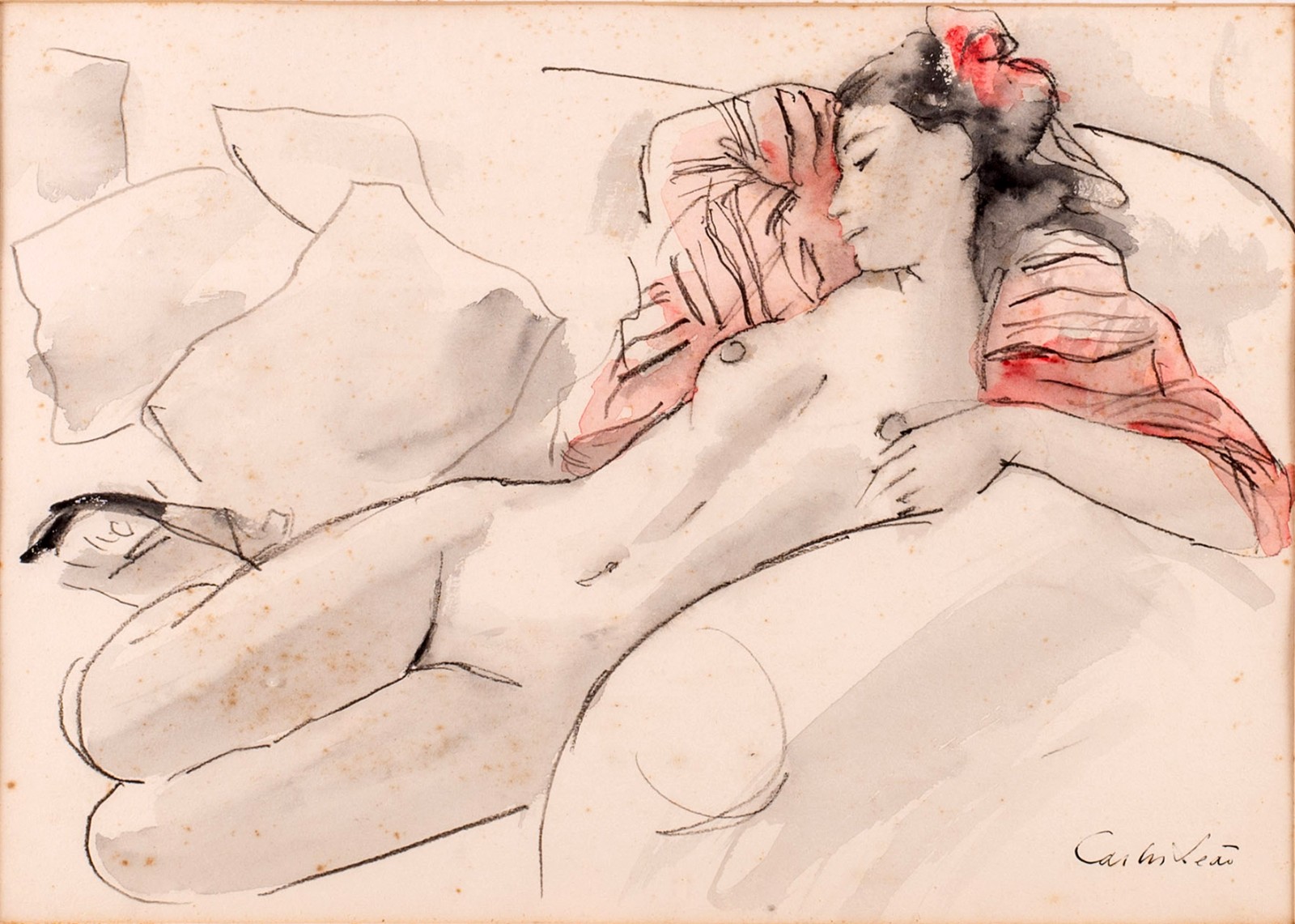 Carlos Leão (1906-1983), Modelo Reclinada - foto 1 de 4