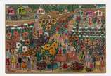 MIRANDA (1907-1985), Floricultura - Óleo s/ chapa de madeira, ass. inf. esq. 60 x 100cm