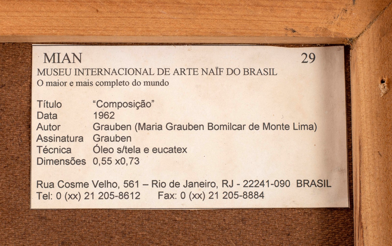 Grauben  (1889-1972), Pássaros e Árvore - foto 7 de 7