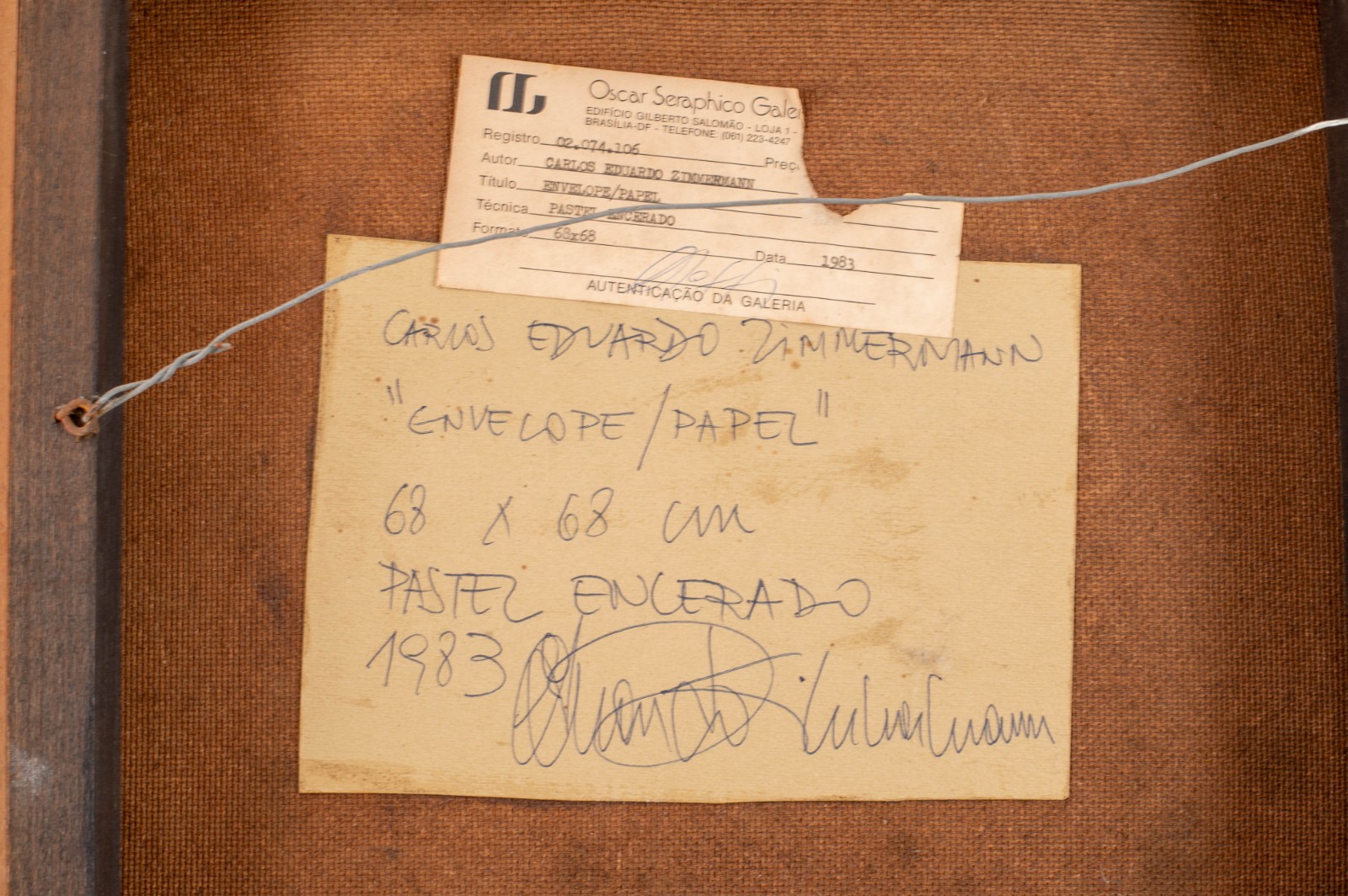 Zimmermann (1952-2018), Envelope - foto 4 de 4