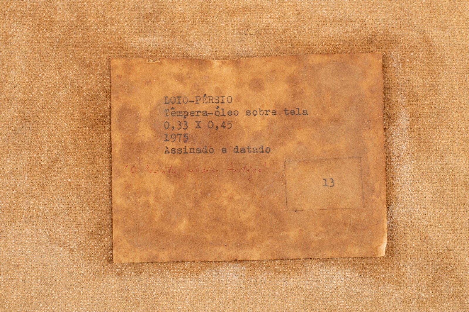 Loio-Pérsio  (1927-2004), Sem Título - foto 4 de 5