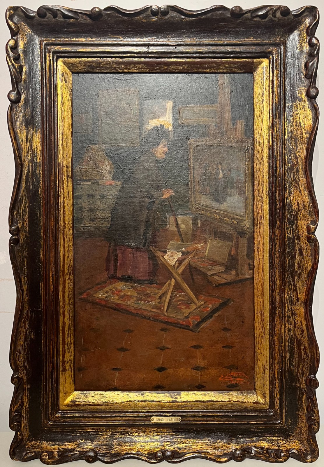 Eugênio Latour (1874-1942), No Ateliê - foto 4 de 4