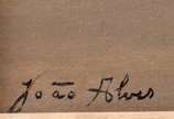 João Alves (1906-1970), Casario em Salvador - Óleo s/ tela, ass. inf. esq. e dat. 1956 inf. dir. 60 x 66cm