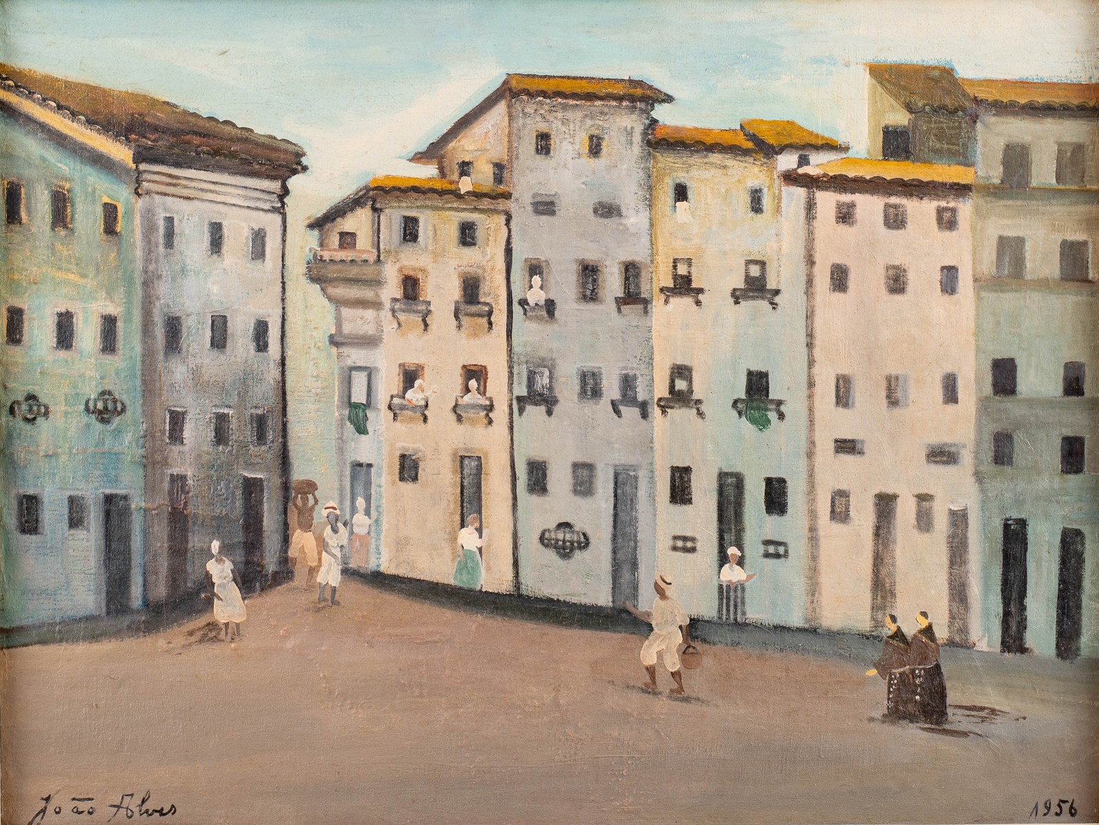 João Alves (1906-1970), Casario em Salvador - foto 1 de 5