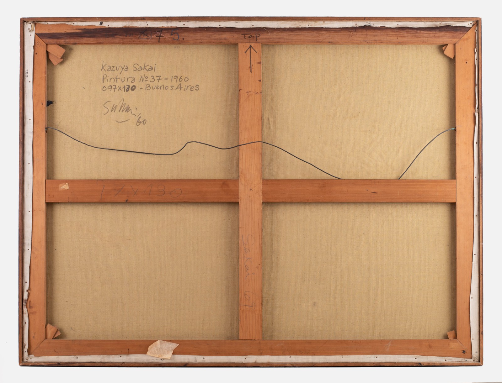 Kazuya Sakai (1927-2001), Pintura n. 37 - foto 2 de 4