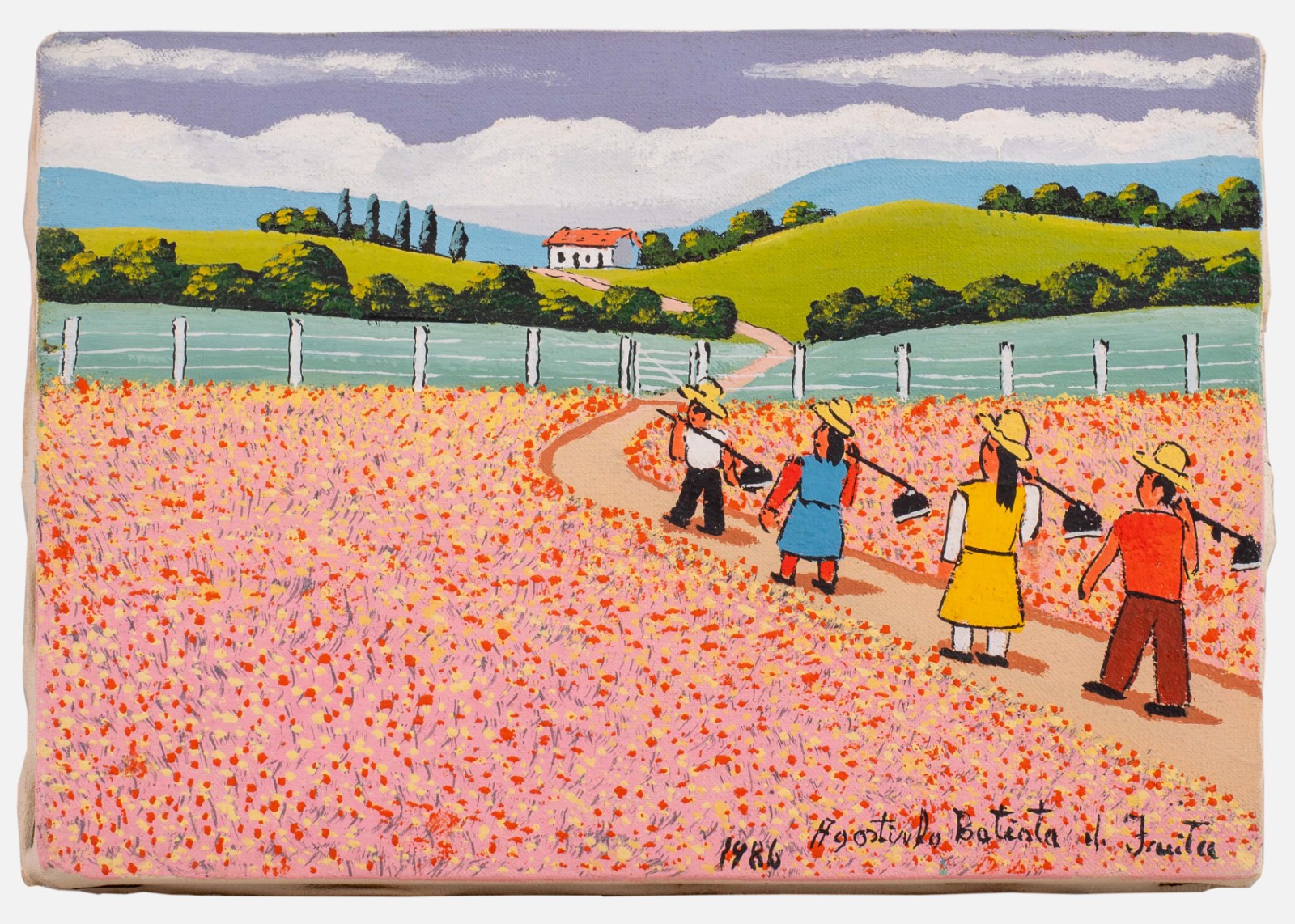 Agostinho Batista de Freitas (1927-1997), Fazenda com Figuras - foto 1 de 3