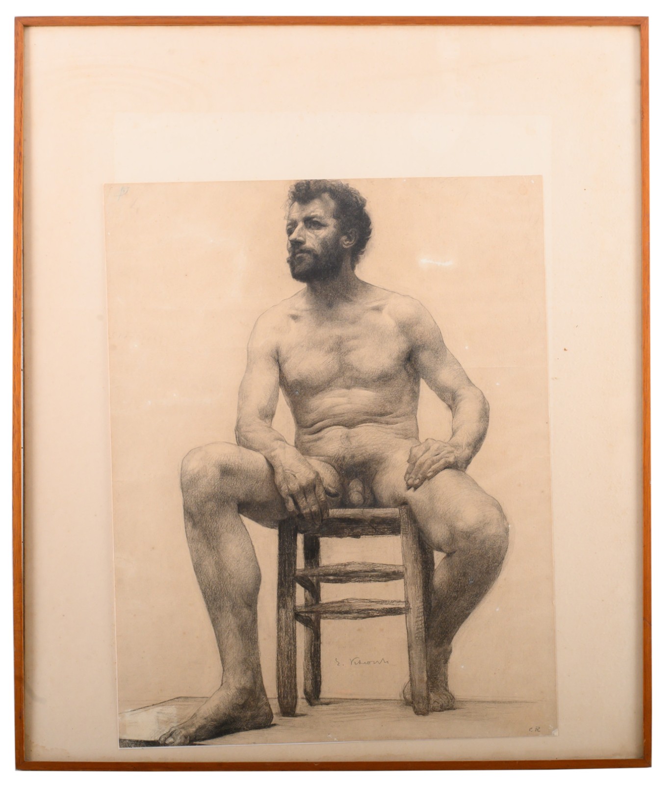 Eliseu Visconti (1866-1944), Modelo Nu - foto 3 de 4
