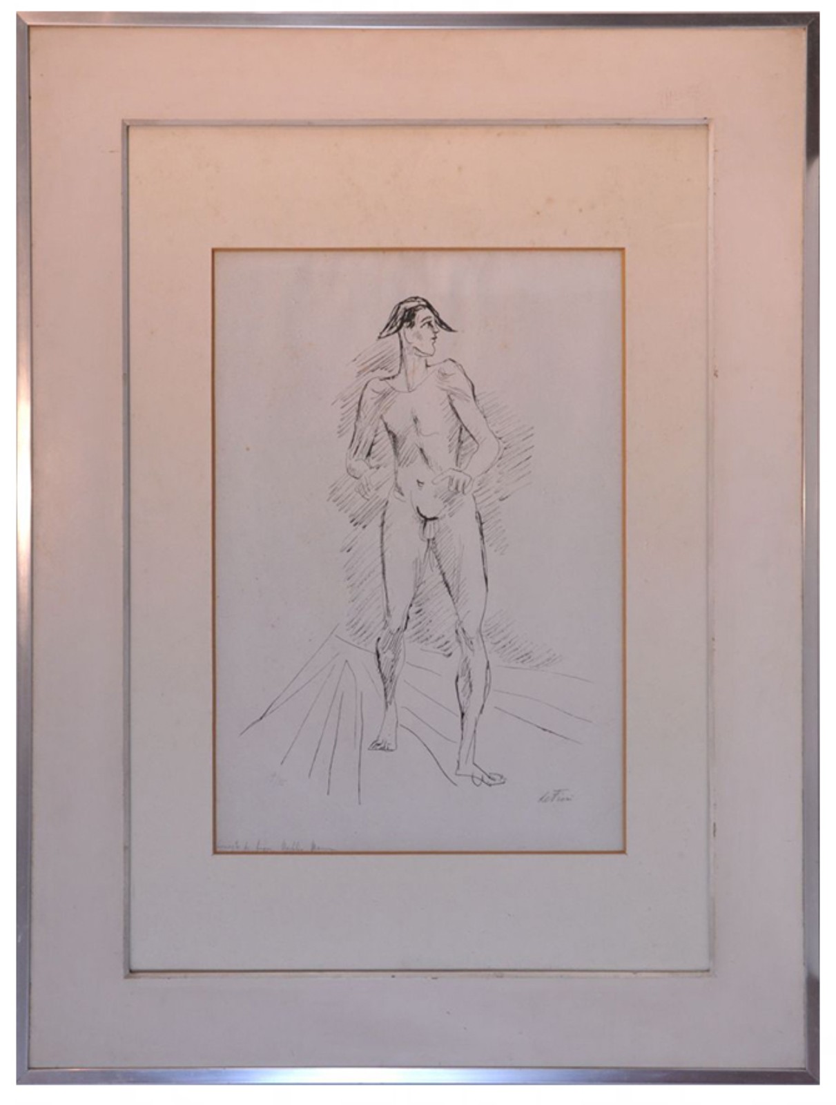 Ernesto De Fiori, E.D.F (1884-1945), Arlequim - foto 2 de 5