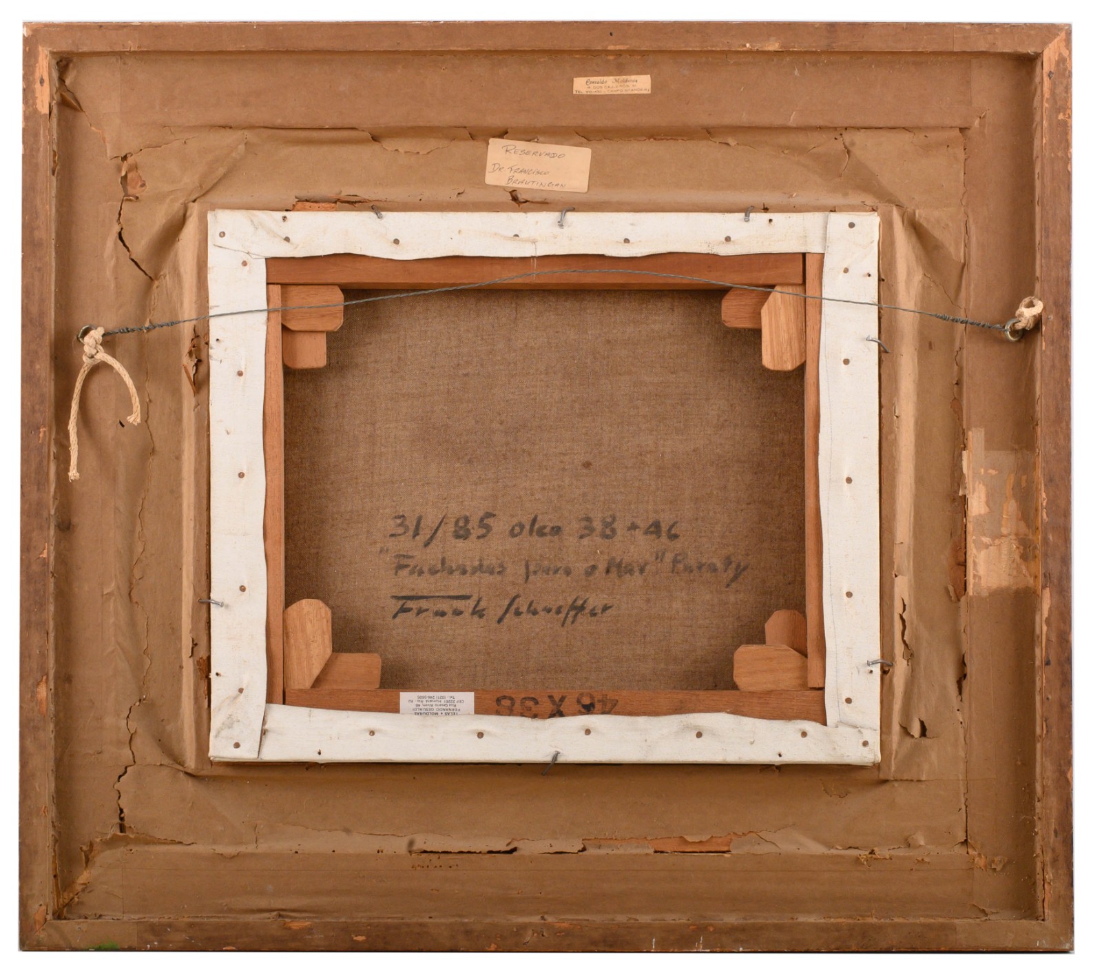 Frank Schaeffer (1917-2008), Fachadas para o mar - Paraty - foto 2 de 5
